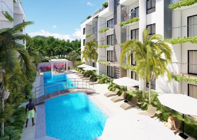Palm Beach Bavaro – apartamentos a solo 7 minutos caminando de la playa