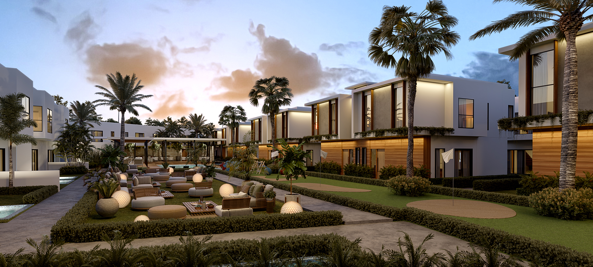 Allegra Park- Villas tipo townhouse proximo al Downtown de Punta Cana