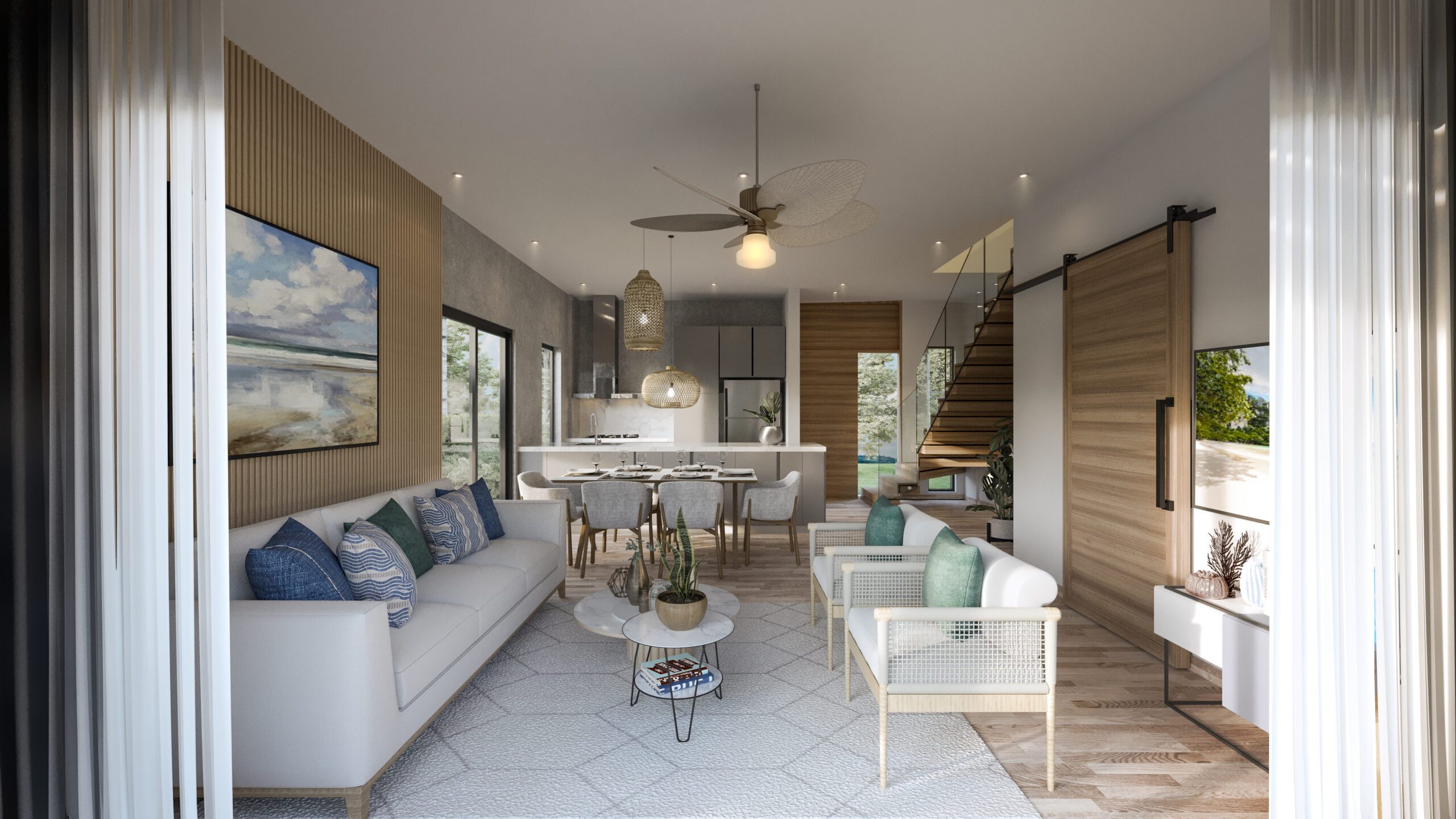 Allegra Park- Villas tipo townhouse proximo al Downtown de Punta Cana