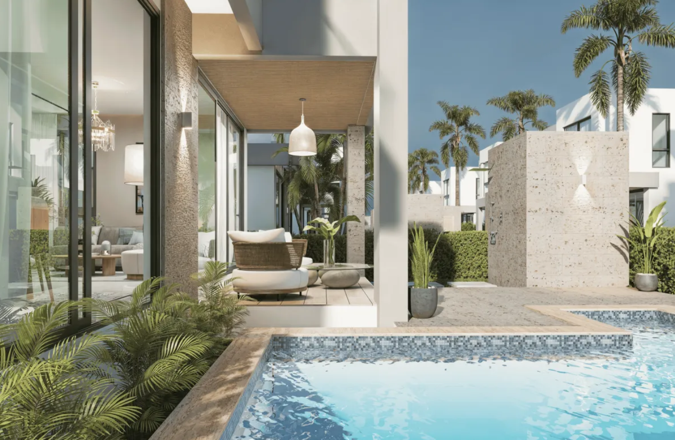 Sun Village Residences at Vista Cana – hermosas villas individuales con piscina y linea blanca