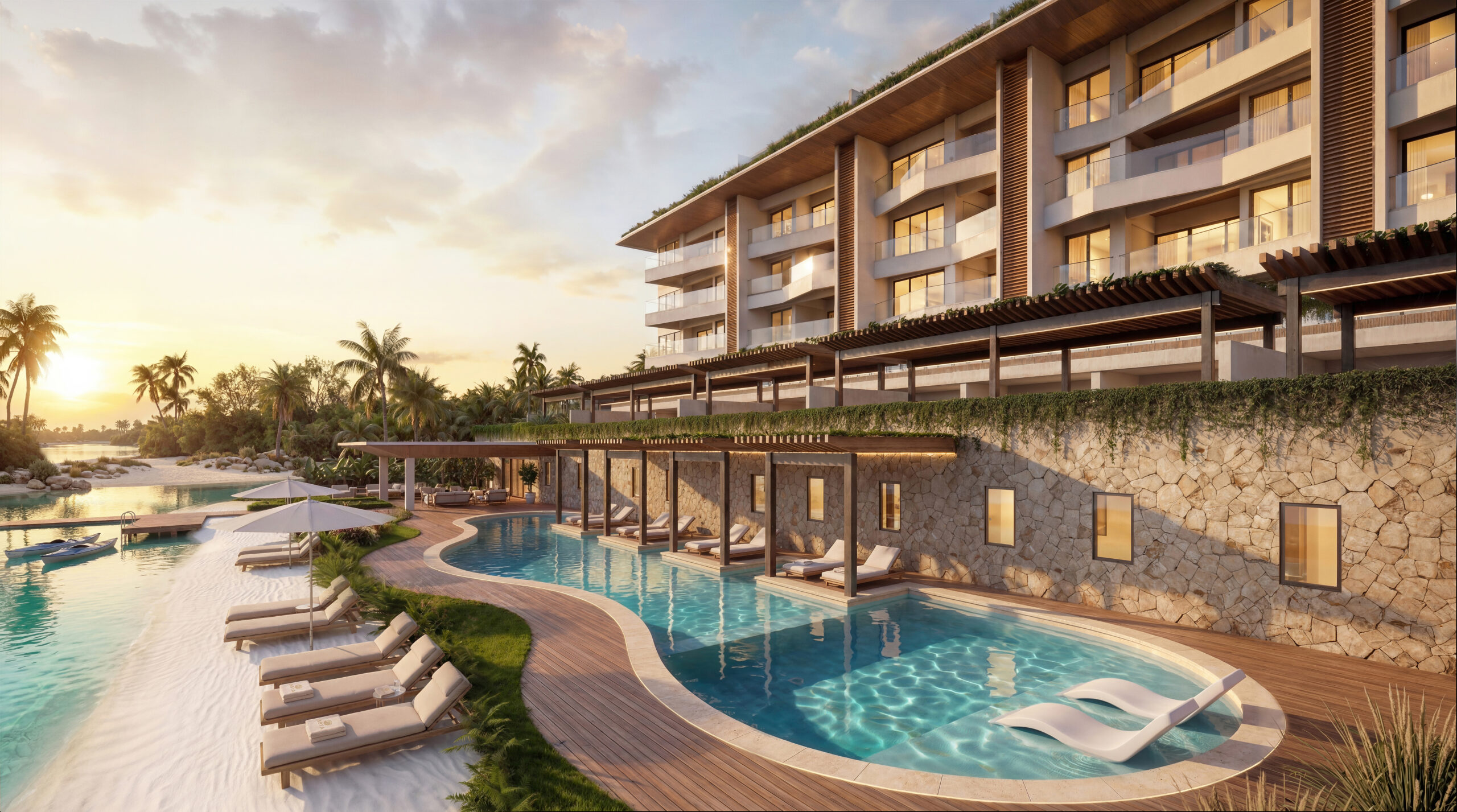 ABYA CAP CANA Apartamentos de lujo frente al Lago Azul con vistas al mar  de Cap Cana
