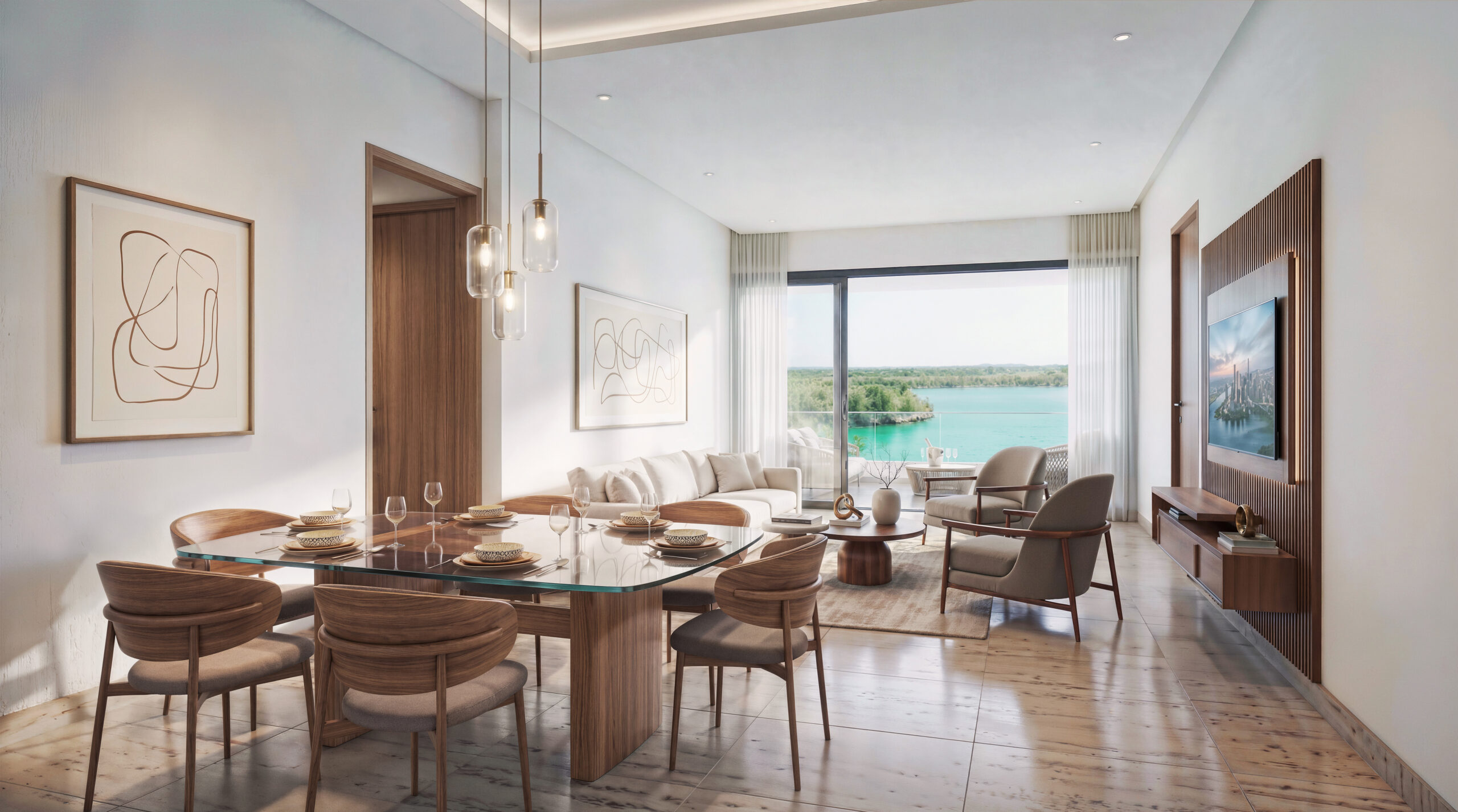 ABYA CAP CANA Apartamentos de lujo frente al Lago Azul con vistas al mar  de Cap Cana