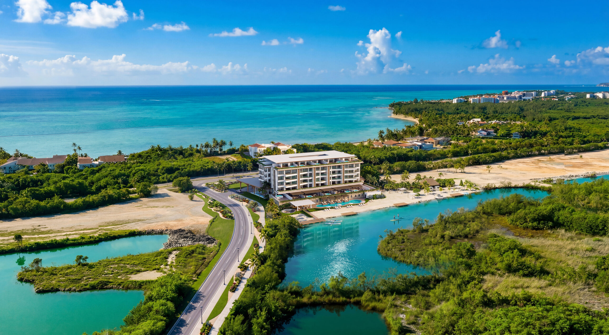 ABYA CAP CANA Apartamentos de lujo frente al Lago Azul con vistas al mar  de Cap Cana