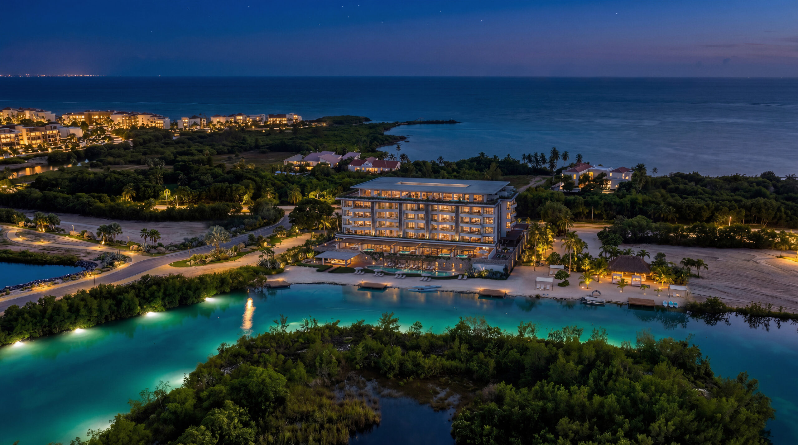 ABYA CAP CANA Apartamentos de lujo frente al Lago Azul con vistas al mar  de Cap Cana